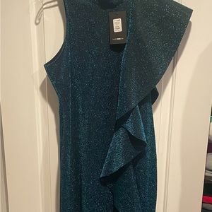 Ruffle midi dress